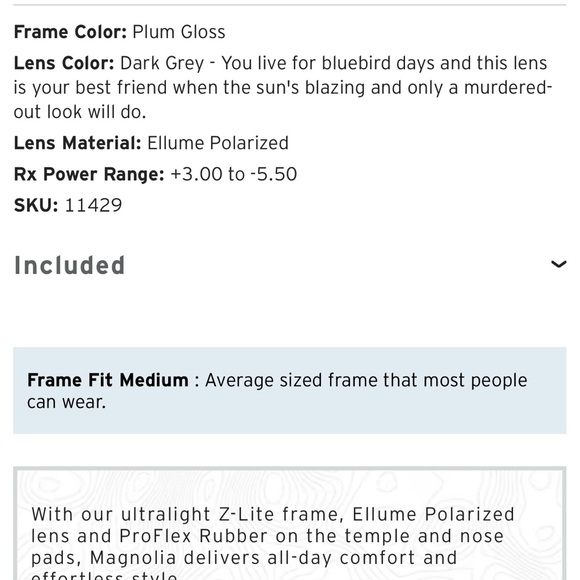 Zeal Optics Polarized Sunglasses Magnolia Purple $159 - Picture 14 of 15